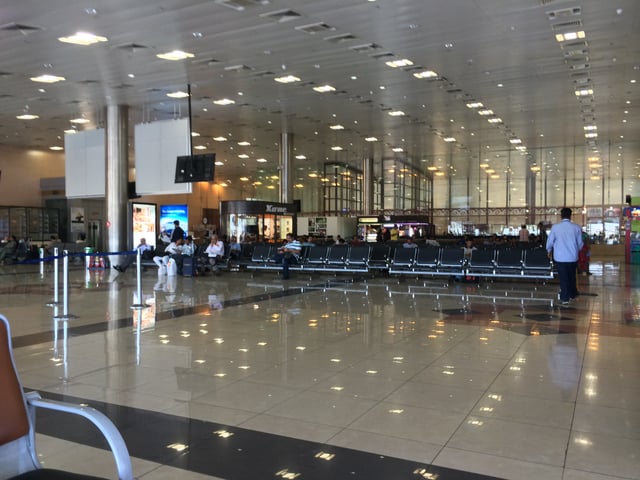 Departure lounge at Pune Airport
