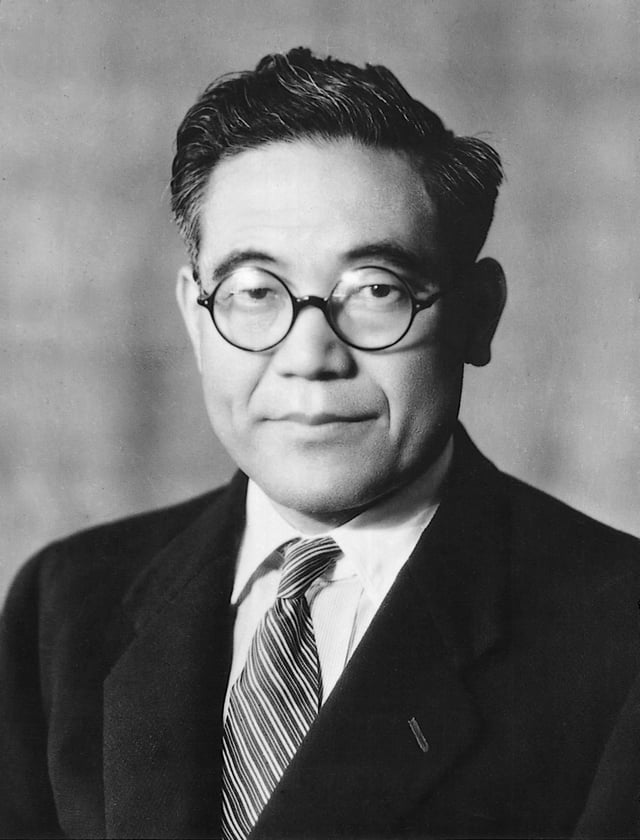Kiichiro Toyoda, president of the Toyota Motor Corporation 1941–1950