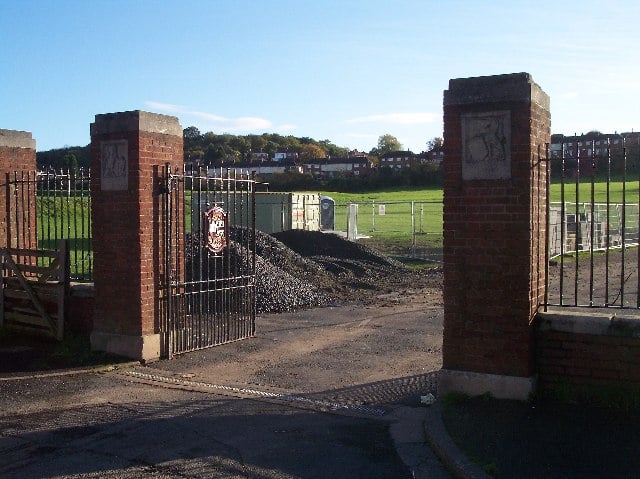 Entrance to the Worcester King George's Field.