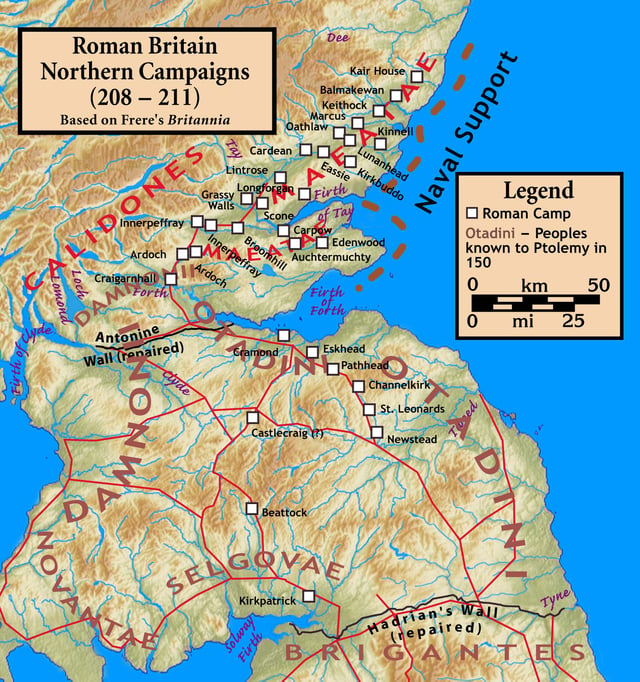 Northern campaigns, 208–211