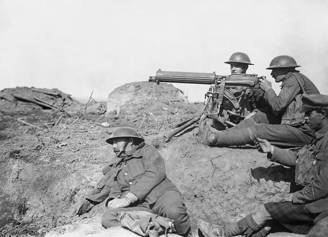 British Vickers machine gun, 1917