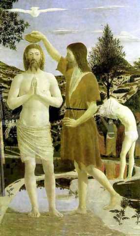 The Baptism of Jesus Christ, by Piero della Francesca, 1449