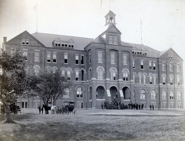 College dedication on October 11, 1893