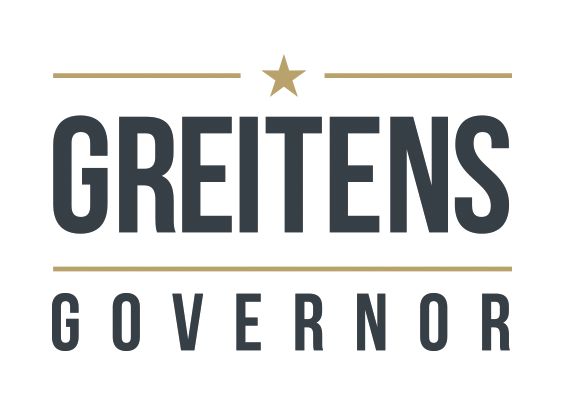 Gubernatorial election campaign logo