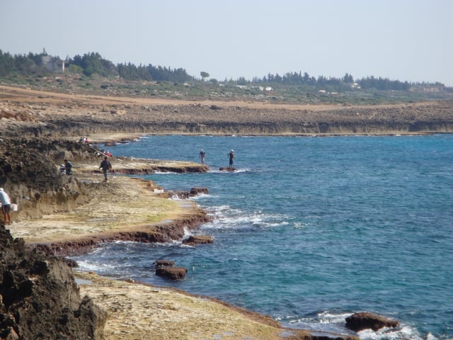 The Mediterranean Sea, as viewed from the coastal city of Latakia
