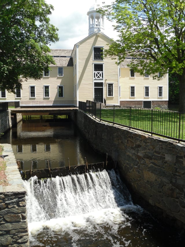The Slater Mill Historic Site in Pawtucket, Rhode Island