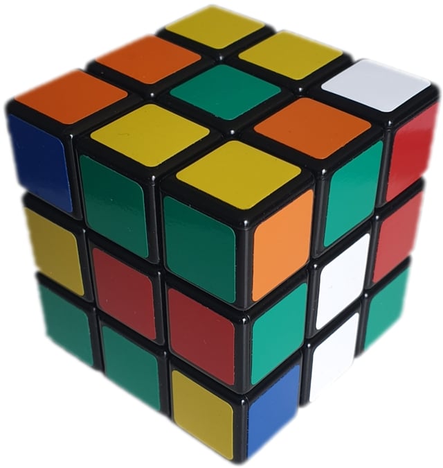 Rubik's Cube in scrambled state