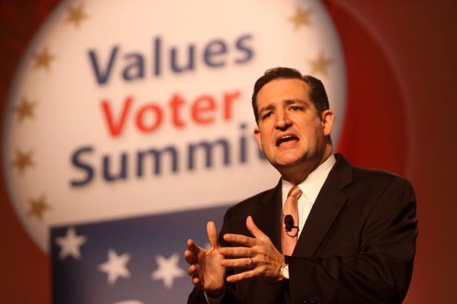 Cruz at the Values Voters Summit in October 2011