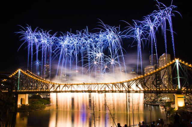 Riverfire at the Story Bridge