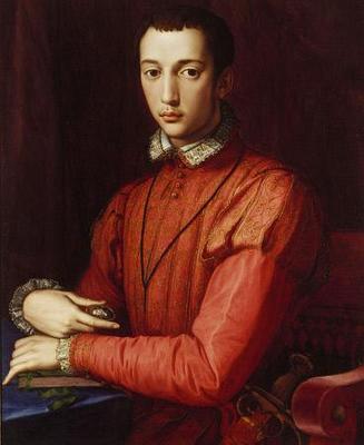 Francesco as a young man in a painting attributed to Alesandro Allori.