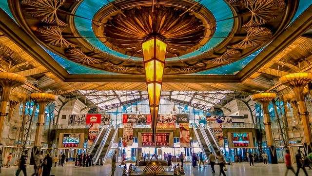 The interior of Ramses Station