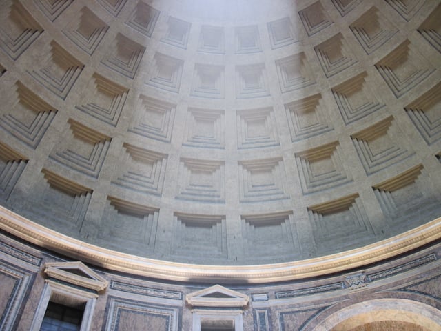 Beam in the dome of the Pantheon