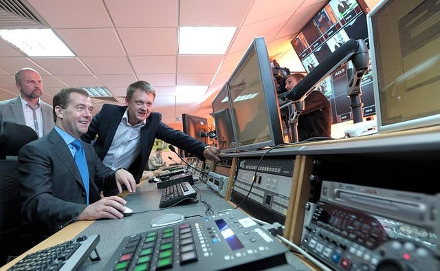 Dmitry Medvedev took part in the launch of RT Documentary
