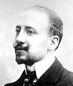 Gabriele D'Annunzio, national poet (vate) of Italy and a prominent nationalist revolutionary who was a supporter of Italy joining action in World War I