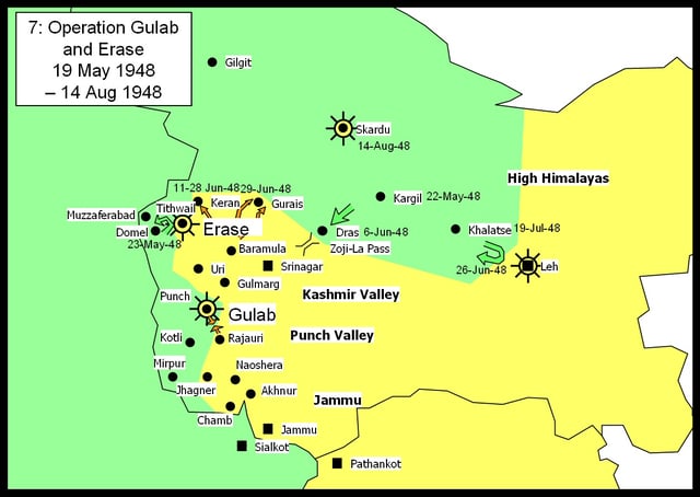 Indian Spring Offensive 19 May 1948 – 14 August 1948