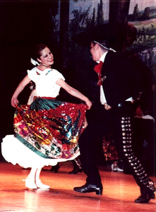 Traditional Mexican dance Jarabe Tapatío