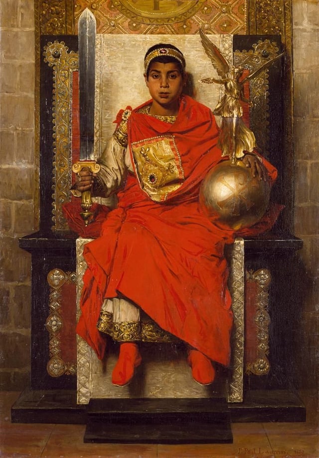 Emperor Honorius, as depicted by Jean-Paul Laurens in 1880