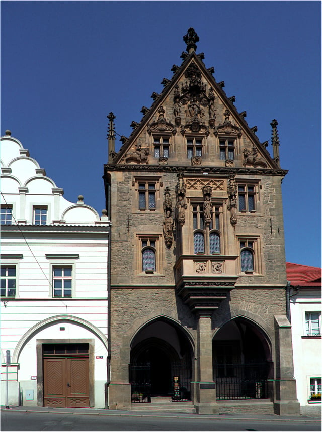 15th century Gothic burgher house in Kutná Hora