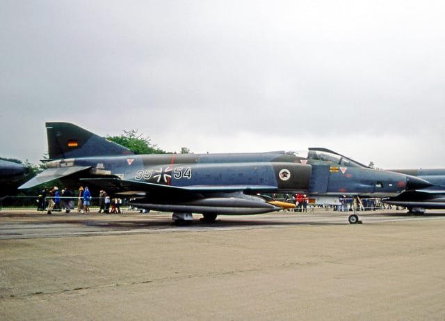 McDonnell RF-4E Phantom II of the Luftwaffe's AKG52 unit in 1977