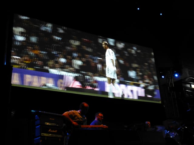 Screening of Zidane: A 21st Century Portrait documentary at the Albert Hall in Manchester, with rock band Mogwai, who provided the soundtrack, on stage