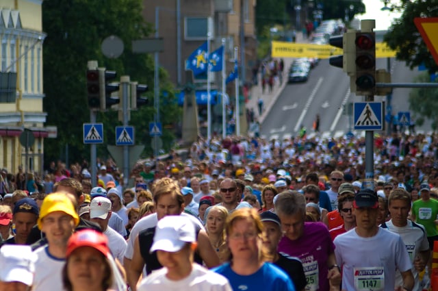 Paavo Nurmi Marathon is run every summer.