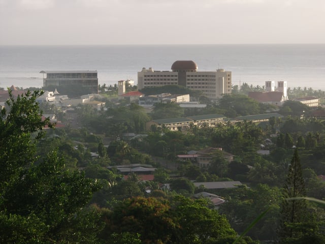 Government buildings in Apia.