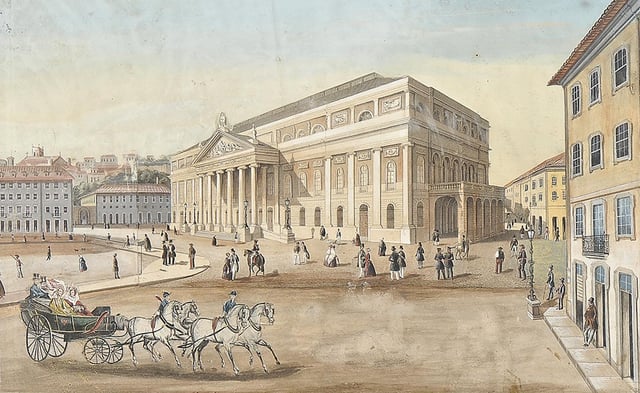 Queen Maria II National Theatre was built in 1842.