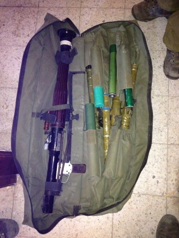 Hamas anti-tank rockets, captured by Israel Defense Forces during Operation Protective Edge