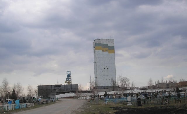 Donetsk Zasyadko coal mine, infamous for its mining accidents.