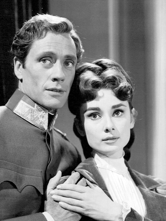 With first husband Mel Ferrer in Mayerling