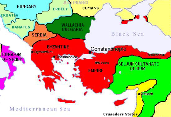 Byzantium in the late Angeloi period
