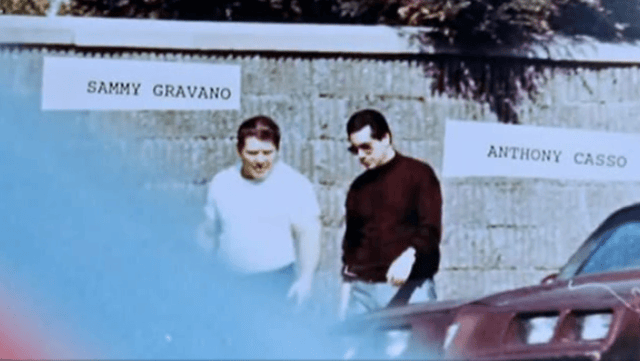 FBI surveillance photograph of the Gravano and Anthony Casso