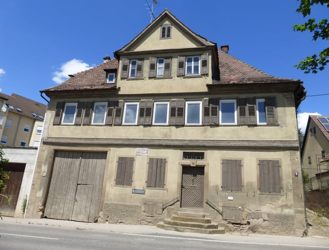 Friedrich Hölderlin's birthplace, Lauffen am Neckar