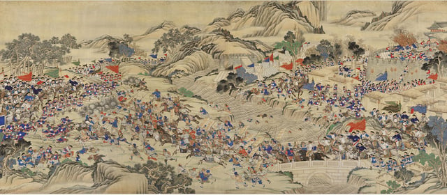 A scene of the Taiping Rebellion, 1850–1864