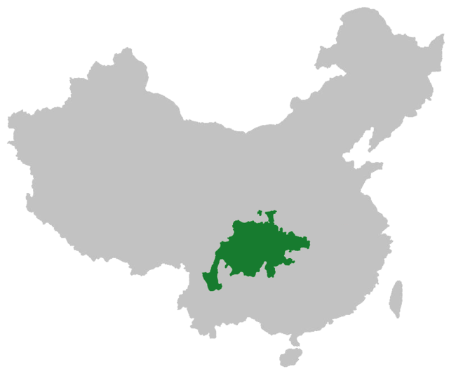 Extent of present-day Sichuanese language