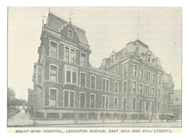 The hospital in 1893.