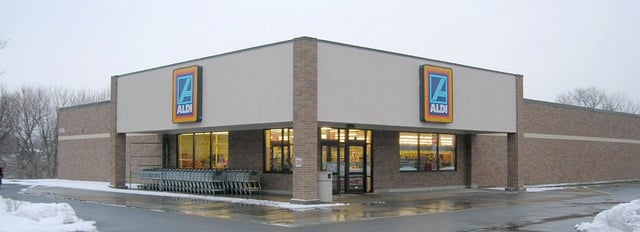 Old style of Aldi Süd in Bethlehem, PA, USA