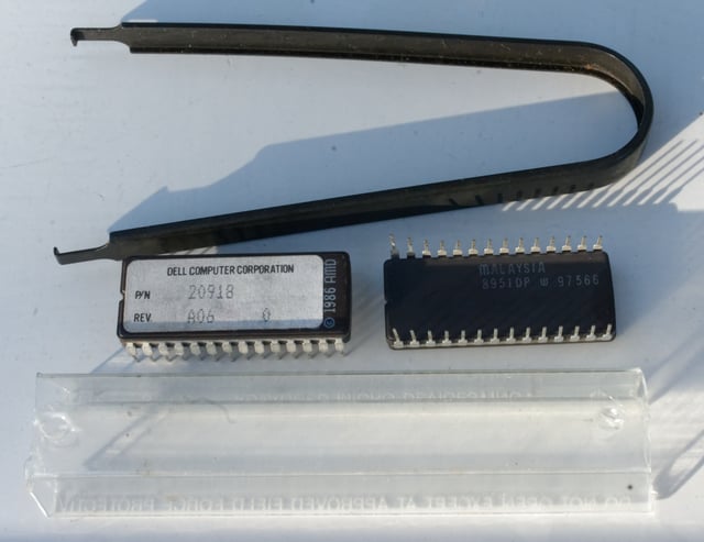 BIOS replacement kit for a Dell 310 from the late 1980s.
