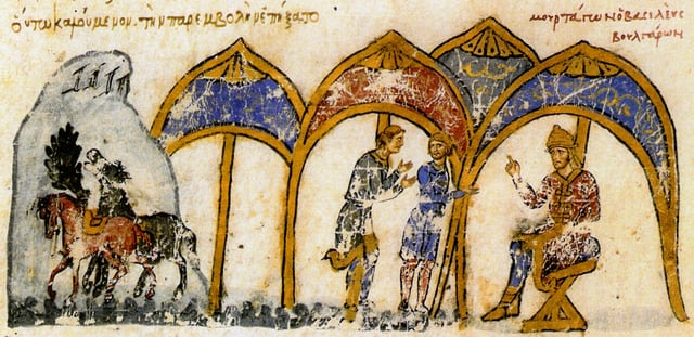 Omurtag sends delegation to the Byzantines