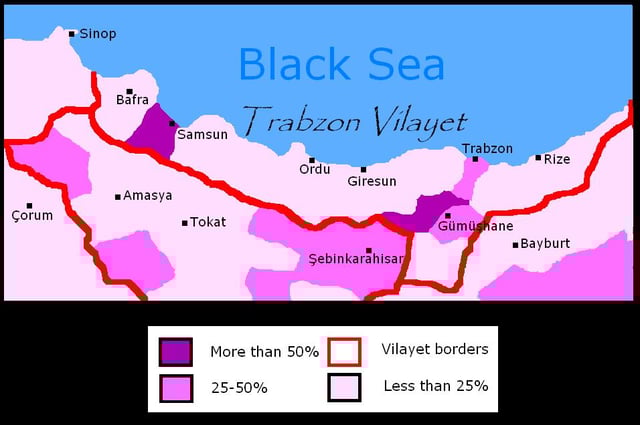 Christian population in 1896