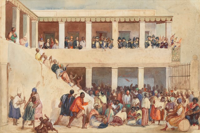 François d'Orléans – Tam-tam à Gorée (1837)