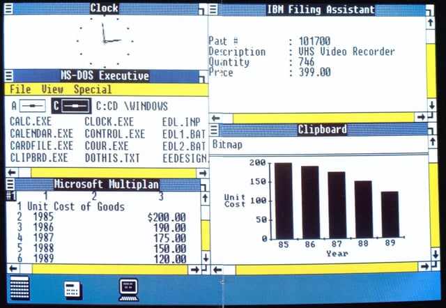 Windows 1.0 was released on November 20, 1985 as the first version of the Microsoft Windows line