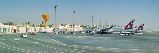 Doha International Airport.