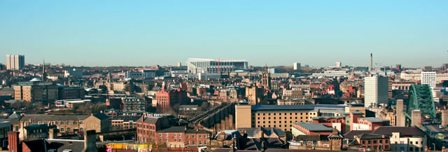 View of Newcastle City Centre from Gateshead