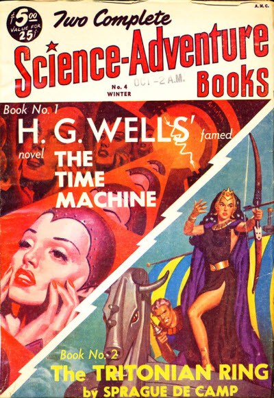 Wells's works were reprinted in American science fiction magazines as late as the 1950s