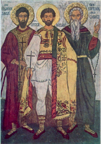 Picture of Sofronie of Cioara (third from left to right)