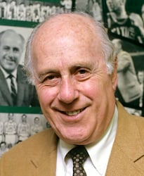 Red Auerbach coached the Boston Celtics to 9 NBA titles, with eight straight between 1959 and 1966.