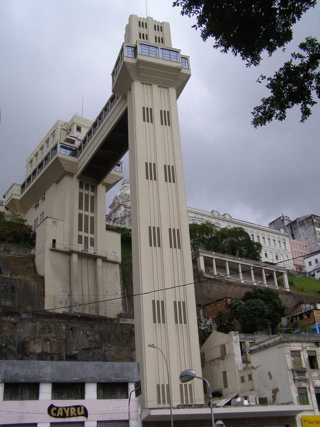 Elevador Lacerda in Salvador, Brazil.