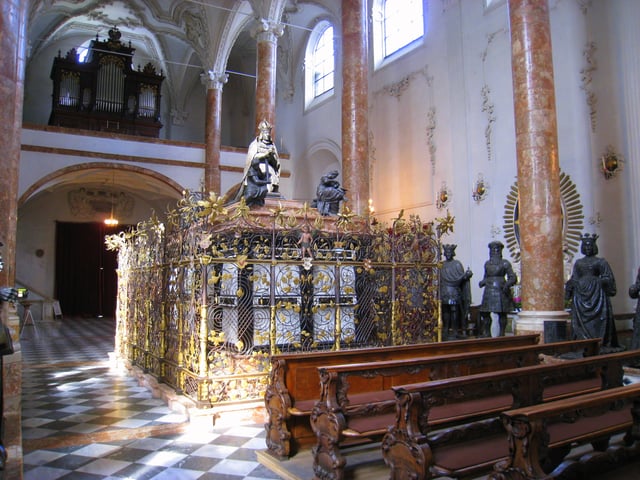 Maximilian's cenotaph, Hofkirche, Innsbruck