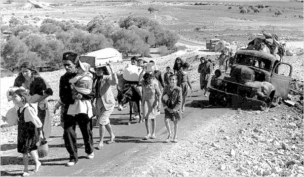 Palestinian refugees in 1948